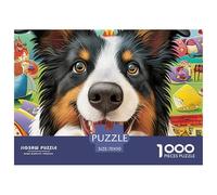 Perro de pastoreo Puzzle para Adultos Desafío Multicolor De Alta Complejidad - El Regalo Navideño Ideal para Un Público Amplio: Mujeres, Hombres, Adultos Y Niños 14+ 70x50cm/1000pcs
