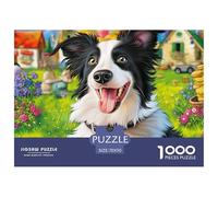 Perro de pastoreo Puzzle para Adultos Desafío Multicolor De Alta Complejidad - El Regalo Navideño Ideal para Un Público Amplio: Mujeres, Hombres, Adultos Y Niños 14+ 70x50cm/1000pcs