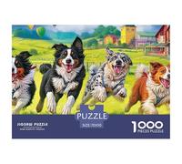 Perro de pastoreo Puzzle para Adultos Obra De Arte Desafiante para Los Sentidos - El Regalo Navideño Que Conquista A Mujeres, Hombres, Adultos Y Niños (Edad Recomendada: 14+) 70x50cm/1000pcs