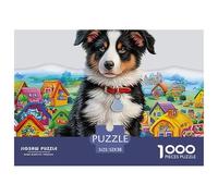 Perro de pastoreo Rompecabezas para Adultos Una Obra De Arte Que Supone Un Gran Desafío Fascinará A Hombres Y Mujeres (A Partir De 14 Años) 52x38cm/1000pcs