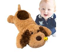 Perro De Peluche | Cachorro de Peluche Suave con Diseño de,Perro de Juguete Acostado | para Niños Adultos Habitación Infantil Dormitorio Sala De Estar Sofá Silla Estante Escritorio Cama