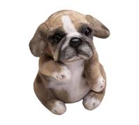 ＡＷＨＡＯ Perro de Peluche de 20 Cm, Juguete de Peluche Tierno Y Realista, Decoración de Sofá, Regalo para Niños, Niñas Y Toda La Familia, Adolescentes, Caqui