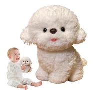 Perro de Peluche | Doudou Colección Abrazo 19.8 cm y Almohada | Juguete de Peluche,para la habitación de Viaje, de cumpleaños, el sofá y el Dormitorio