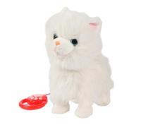 Perro de peluche eléctrico genérico - Compañero animal interactivo realista con detección táctil, juguete para perros electrónico interactivo | Regalo para Navidad y cumpleaños