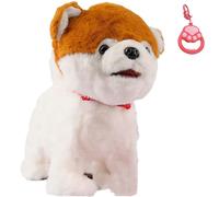 Perro de Peluche Interactivo: Control Remoto con Correa y Tacto Inteligente, Paseos/ladridos/Canta, diseño Suave y Duradero para diversión y Abrazos de los niños #A