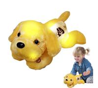 Perro de Peluche LED,Juguete de Perro de Peluche LED - Luces nocturnas para cachorros de peluche,14 pulgadas iluminan la almohada suave de las luces de la noche de los del animal relleno del perro par