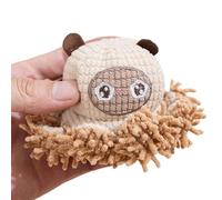 Perro de peluche - Lindo enriquecimiento masticable de dibujos animados para mascotas, mascota chirriante, raza pequeña y mediana para mantenerlos ocupados limpiando los dientes del cachorro