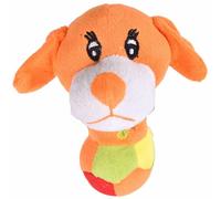 Perro de peluche naranja con sonido - Juguete para perros