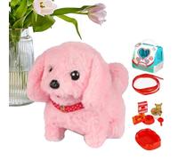 Perro de peluche - Robot inteligente que baila, juguete para perros robótico controlado | Movimientos animados, caminar moviéndose, conejo saltador, animal electrónico interactivo, regalo de