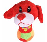 Perro de peluche rojo con sonido - Juguete para perros
