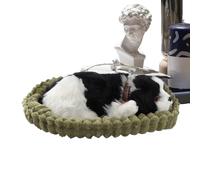 Perro de peluche transpirable - Juguete interactivo para cachorro de peluche - Juguete de compañía para perros dormidos | Para, hora de acostarse, sueño, viaje, coche, vacaciones, viaje por carretera