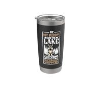 Perro de pesca y pastor de Europa del Este Vaso térmico de acero inoxidable de doble pared