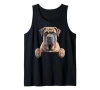 Perro de Presa Canario Divertido Perro Mastín Canario Camiseta sin Mangas