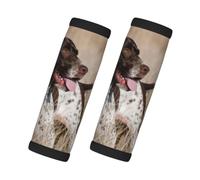 Perro de raza Braco Alemán de Pelo Corto, 2 piezas de fundas para asas de equipaje, cubiertas suaves y cómodas para asas de equipaje. Etiqueta para equipaje.