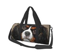 Perro de Regalo Cavalier King Charles Spaniel, Bolsa de Viaje de Gran Capacidad, Bolso Redondo, Bolsa de Viaje Deportiva, Bolsa de Mano, Bolsa de Fitness