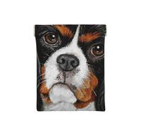 Perro de Regalo Cavalier King Charles Spaniel, Squeeze Top Wallet Bolsa de Almacenamiento para Mujer Monedero pequeño Bolsa de Cambio