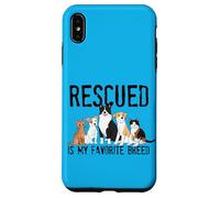 Perro de Rescate, Gato de Refugio, adopción de Mascotas, Dibujos Lindos de Mascotas Carcasa para iPhone XS MAX