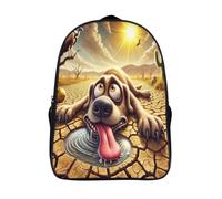 perro del desierto mochila escolar en 3d 2 compartimento con bolsillos grandes sufrimiento mochila estudiantes diseño ergonómico mochilas ligeras-16,para adolescentes adultos al aire libre a pie
