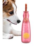 Perro del interactivo - Bittins violentos en forma de botella resistente rígida, encías levantadas de textura estriada, estimulación mental, entretenimiento garantizado la limpieza