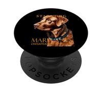 Perro del Territorio de Maryland The Retriever PopSockets PopGrip Adhesivo
