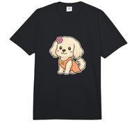 Perro del Zodiaco Virgo Lindo Cachorro de Dibujos Animados Comfort Colors Adult Heavyweight T-Shirt