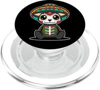 Perro Día delos Muertos Calavera Azúcar Mexicana Kawaii PopSockets PopGrip para MagSafe