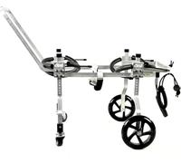 Perro discapacitado, Silla de Ruedas para Perros con 4 Ruedas, Carro de Rehabilitación para Mascotas con Soporte Completo Ruedas Ajustables para Perros con Patas Delanteras y Traseras para Paseo Asist