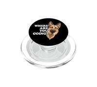 Perro Divertido ¿Dónde Vas Meme Pastor Alemán PopSockets PopGrip para MagSafe