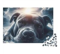 Perro en el Cielo de Las Nubes_1 Rompecabezas 1000 Piezas Cartón Resistente para Coleccionistas, Ultra Difícil, Juego De Fiesta, Mejor Regalo para Coleccionistas Aficionados 38x26cm/1000pcs