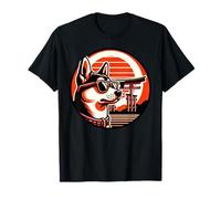 Perro en Fushimi Inari Taisha en Japón, Kioto Camiseta