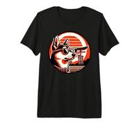 Perro en Fushimi Inari Taisha en Japón, Kioto Camiseta Premium
