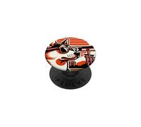 Perro en Fushimi Inari Taisha en Japón, Kioto PopSockets PopGrip Adhesivo