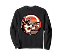 Perro en Fushimi Inari Taisha en Japón, Kioto Sudadera
