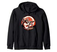 Perro en Fushimi Inari Taisha en Japón, Kioto Sudadera con Capucha