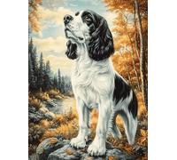 Perro en un Bosque mágico Puzzle 1000 Piezas Cartón con Papel Toda La Familia Vida Silvestre y Plantas Tiempo Libre En Casa Más Vendido Regalo Original 1000 PCS