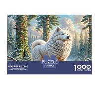 Perro Eskimo Americano Puzzles Imposible,desafío para Adultos Juego Educativo 1000 Piezas Obra De Arte De Juego De para Adultos Y Niños A Partir De 12 Años 38x26cm/1000pcs