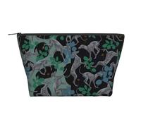 Perro Galgo, Bolsa de artículos de tocador Bolsa de Maquillaje Bolsa de cosméticos Bolsa de artículos de tocador de Viaje portátil
