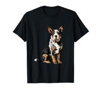 Perro ganado australiano, ilustración de Blue Heeler Camiseta