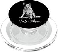 Perro Ganado Australiano Mamá Blue Heeler Mamá Ganado Perro dueño PopSockets PopGrip para MagSafe
