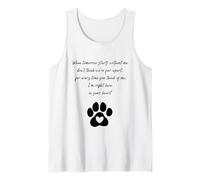 Perro Gato Memorial Perro Perro Gato Ideas de Regalo Pérdida Tristeza Camiseta sin Mangas