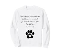 Perro Gato Memorial Perro Perro Gato Ideas de Regalo Pérdida Tristeza Sudadera