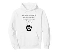 Perro Gato Memorial Perro Perro Gato Ideas de Regalo Pérdida Tristeza Sudadera con Capucha