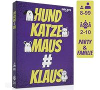 Perro gato ratón hashtag klaus - inventa vuestra palabra del día y desencadena el caos, juego de cartas, juego de fiesta y juego de reacción