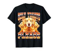 Perro Golden Retriever de Only Treats Please, Estilo Pirata de los 90 Camiseta
