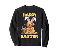 Perro Golden Retriever, Feliz Pascua Sudadera