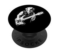 Perro Golden Retriever Labrador Diseño de Guitarra Punk Rock Metal PopSockets PopGrip Adhesivo