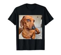 Perro gracioso con ojos laterales grandilocuentes Camiseta