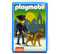Perro Guía Policía Ee.uu. Edición Playmobil 3985 Varios`97 Zu Cop Ovp Nuevo RAR