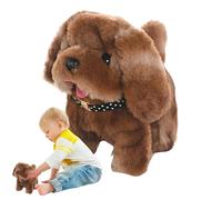 Perro hablando caminando, juguete para perros en movimiento para los | Juguete robot de peluche | Perro electrónico para caminar interactivo, adorable perro robot electrónico realista para niños niñas
