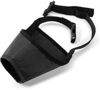 Perro hocico negro antimordedura antiabuso parada Barker transpirable ajustable para perros pequeños medianos grandes (5)